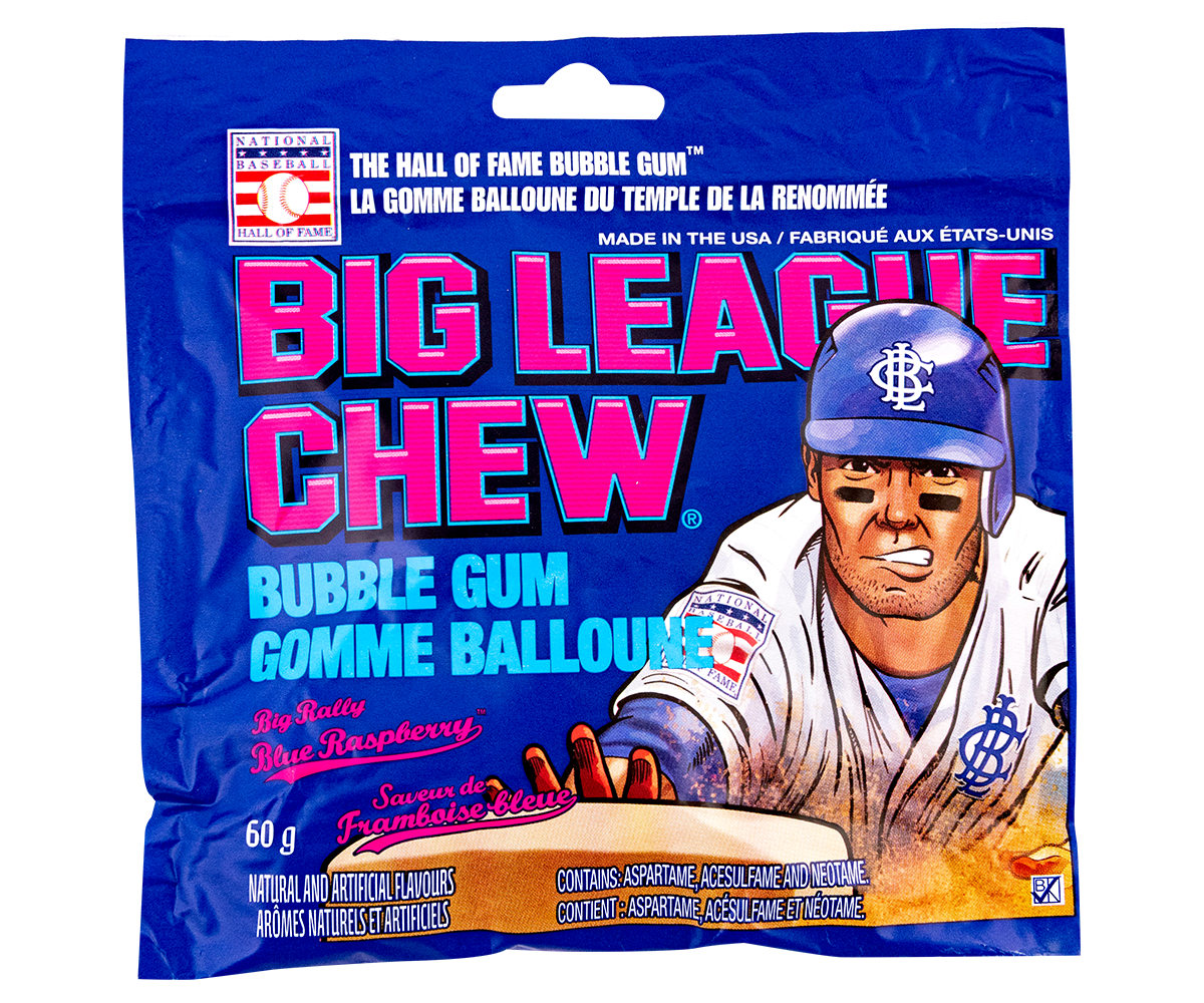 Big League Chew Bubble Gum Big Rally Blue Raspberry – Rush Candy
